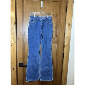 Vintage Levi's 517 Bootcut Jeans Red Tab Size 24x32.5 Medium Wash Made In Mexico